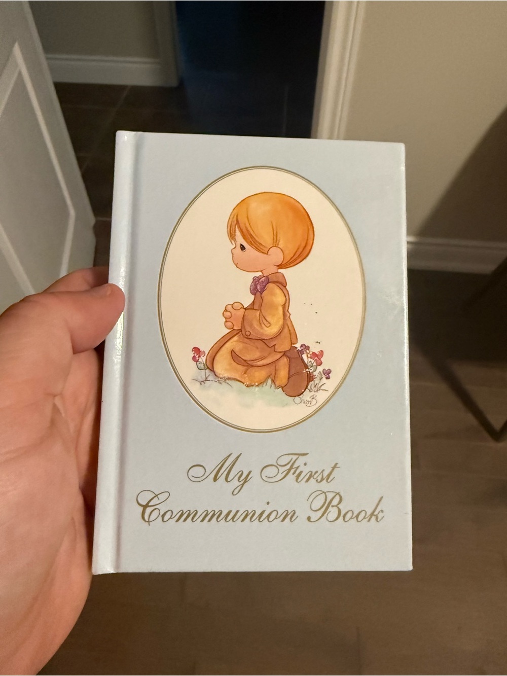 Vintage precious moments Communion Book